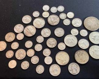 005 Collection Of Silver Coins Dating Back To 1921