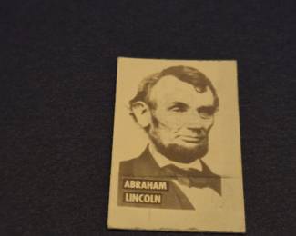Topps Hocus Focus Abraham Lincoln