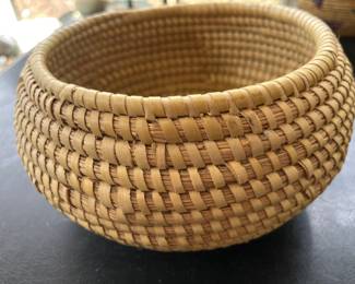 Handwoven Grass Basket