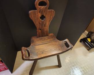 Antique Birthing Chair