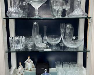 Waterford and Atlantis Crystal and Royal Daulton Figurines Orlando Estate Auction