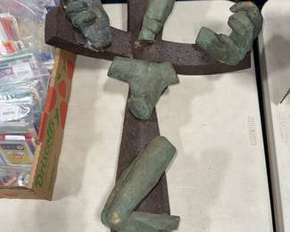 Iron Cross Sculpture Orlando Estate Auction