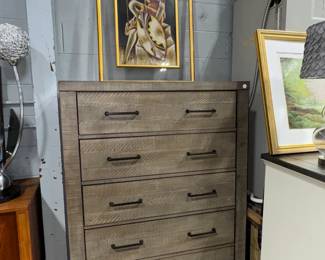Hooker Chest of Drawers and Artwork Orlando