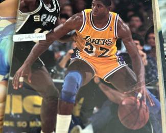 Magic Johnson collectible poster