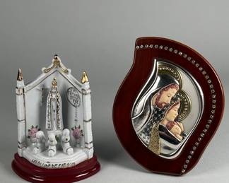 RL Argenti Holy Family Plaque And