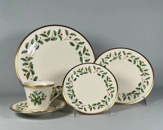 Lenox Dimension Collection Holidays Five Piece Place Setting, New In Box