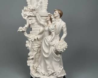 Giuseppe Armani Figurine, Sposi Fiori Alla Madonna Wedding Shrine, Made In Italy, In Box