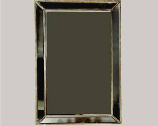 Silver Accented Rectangular Mirror