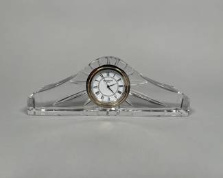Waterford Crystal Small Ashton Mantle Clock, New In Box