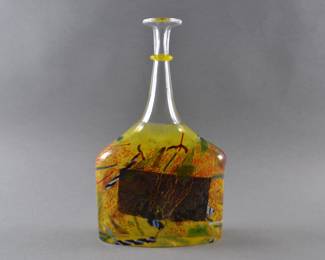 Bertil Vallien For Kosta Boda Artist Collection"Satellite" Vase, C 1980