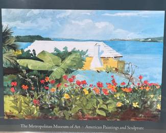 Winslow Homer Flower Garden And Bungalow Metropolitan Museum Of Art Poster
