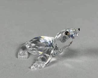 Swarovski Crystal Baby Sea Lion In Box