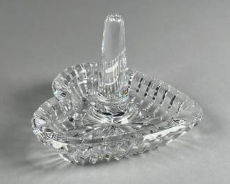 Waterford Crystal Heart Shaped Ring Holder