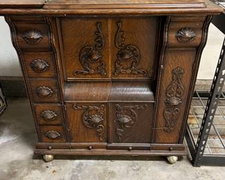 Singer sewing machine cabinet with machine $6,000