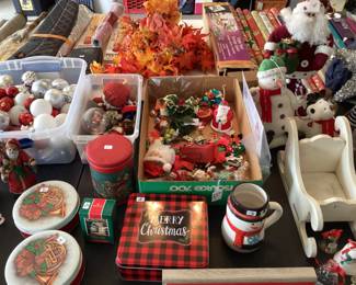 Lots of Christmas items