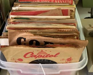 Vintage record albums