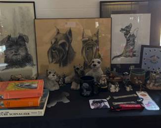  06 Schnauzer Collectables Framed Art, Statues, Ornaments , Books