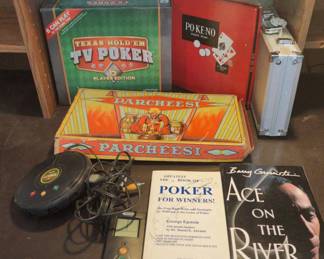 Video Poker Poker Set Poker Board Game And Books