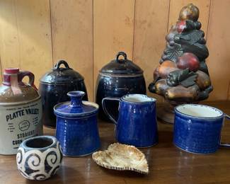 Various Pottery Ceramic Items Most Handmade