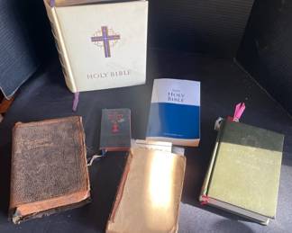 Antique, Vintage, Modern Holy Bibles
