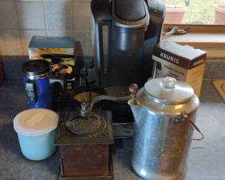 Keurig And Various Coffee Supplies And Kits Mugs 