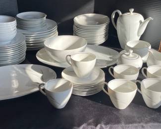 Johann Haviland Silver Wheat China Set