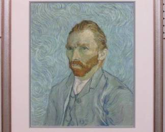 9014 - SELF PORTRAIT GICLEE OF VINCENT VAN GOGH 22 X 25.5