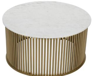 7 - Coast to Coast Jadu Marble Top Cocktail Table 18 x 36