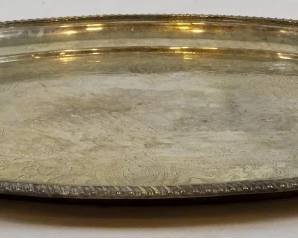 1052 - Silverplate Tray 26x13