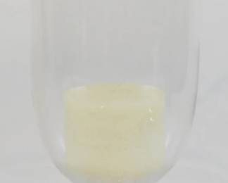 926 - Footed Glass Hurricane 16"