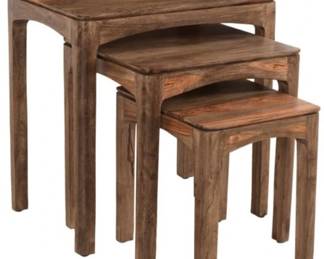 29 - Jadu Set of 3 Nesting Tables 24 x 23.5 x 16 largest