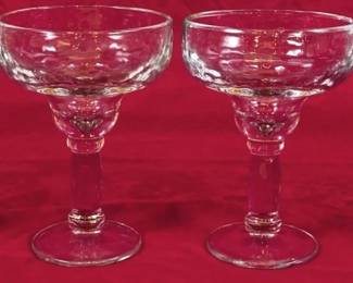 1333 - 4 Glass Sherbets 7"