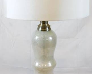 579 - Lamp - 34" Tall You are buying a used as-is electric/electronic item. We do not guarantee all components are present, and if it is not expressly stated, it is untested.