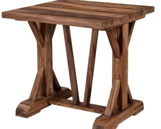 103 - Brownstone Chatter Wood Side Table 26 x 26 x 26