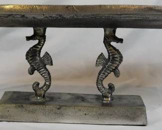 889 - Elevated Seahorse Tray 7.5x23x7