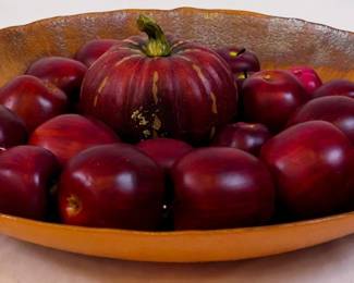 718 - Bowl w/ Decorative Fruit - 3.5" x 19"