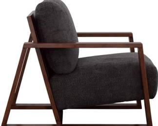 112 - Coast to Coast Castle Rock Grey Arm Chair 32 x 32 x 43