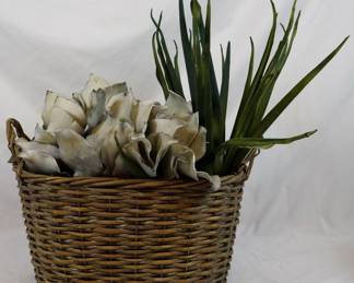 1055 - Decorative Basket with Contents