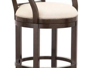 138 - Alden Parkes Monte Carlo Bar Chair Swivel 44 x 21 x 21 seat height 30.5