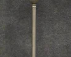 1074 - Silver Floor Lamp 63" You are buying a used as-is electric/electronic item. We do not guarantee all components are present, and if it is not expressly stated, it is untested.