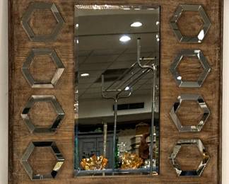 1150 - Wall Mirror 40x30 one spot w/ small crack