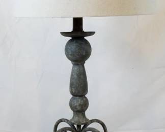 571 - Lamp - 32" Tall You are buying a used as-is electric/electronic item. We do not guarantee all components are present, and if it is not expressly stated, it is untested.