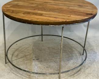 1294 - Chrome Base Counter Dining Table 32x48"