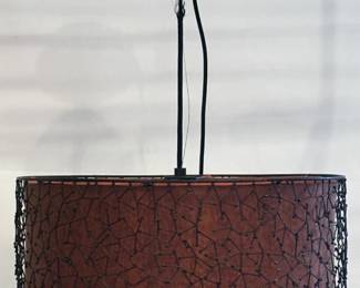 1190 - Hanging Drum Fixture 36" You are buying a used as-is electric/electronic item. We do not guarantee all components are present, and if it is not expressly stated, it is untested.