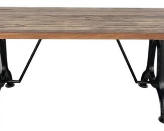 1 - Coast to Coast Frisco Industrial Dining Table 30.5 x 78 x 38.5