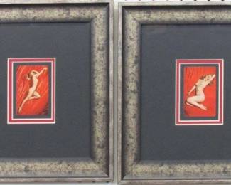 9059 - 2 MARILYN MONROE PLAYING CARDS 11.5 X 12.75