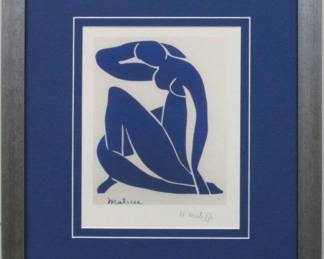 9031 - BLUE NUDES II GICLEE BY HENRI MATISSE 15.5 X 17.5