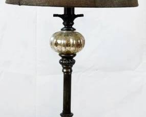 558 - Lamp - 34" Tall You are buying a used as-is electric/electronic item. We do not guarantee all components are present, and if it is not expressly stated, it is untested.