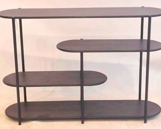 1223 - Three Hands Black Metal Shelf 32 x 48 x 13