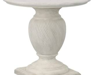 30 - Coast to Coast Accent Table, Turned Pedestal Base 26 x 28